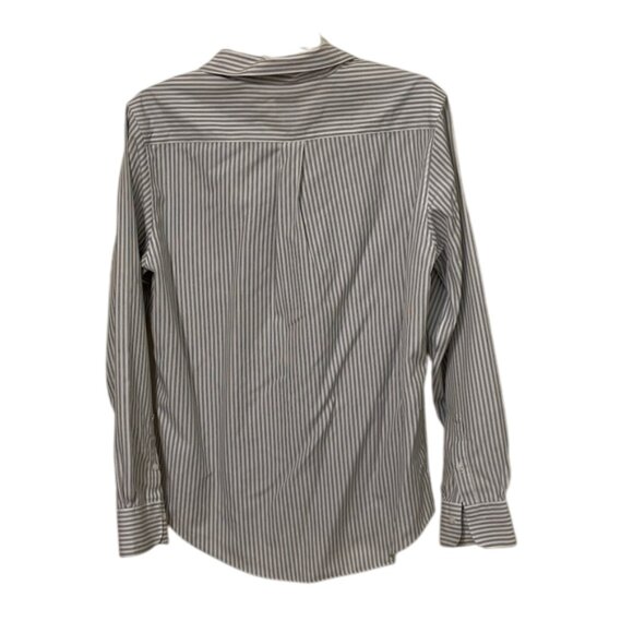 Brooks Brothers Classic Fit Non-Iron Button Up Striped Shirt Top Womens Size 12 - Picture 4 of 9